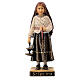 Saint Jacinta statue in painted Val Gardena linden s1