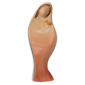 Virgin Mary statue Protector of Faith in painted maple wood