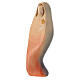 Virgin Mary statue Protector of Faith in painted maple wood s2