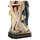 San Matteo Evangelista con angelo statua legno Val Gardena s4