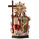 Sainte Trinité pâte à bois yeux verre h 40 cm s1