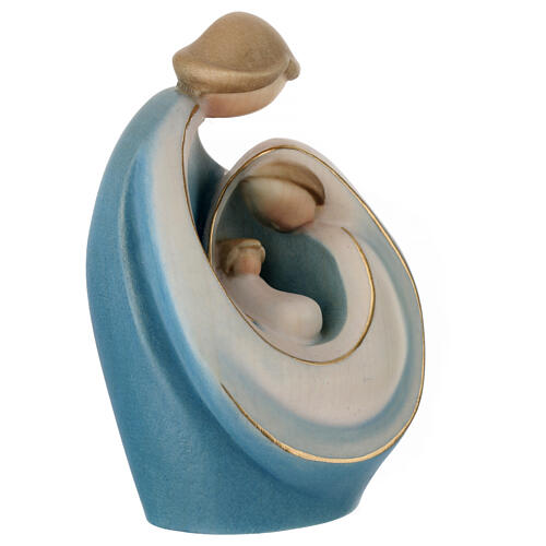 Nativity Holy Family Natia colored Val Gardena maple wood 3