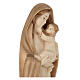 Modern Virgin Mary statue in two-tone patinated Valgardena wood s2