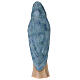 Modern Virgin Mary statue blue color Valgardena painted wood s5