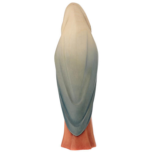 Virgen Moderna coloreada madera Val Gardena 5