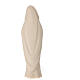 Modern Virgin Mary statue in natural wood from Val Gardena s5