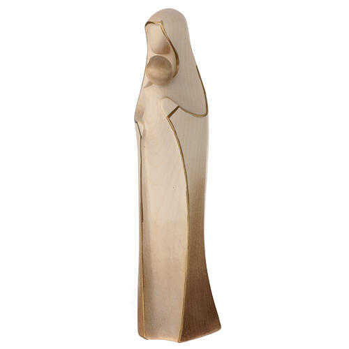 Virgin Mary statue Alma in patinated Valgardena maple wood 4