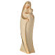 Virgin Mary statue Alma in alabaster Valgardena maple wood  s1