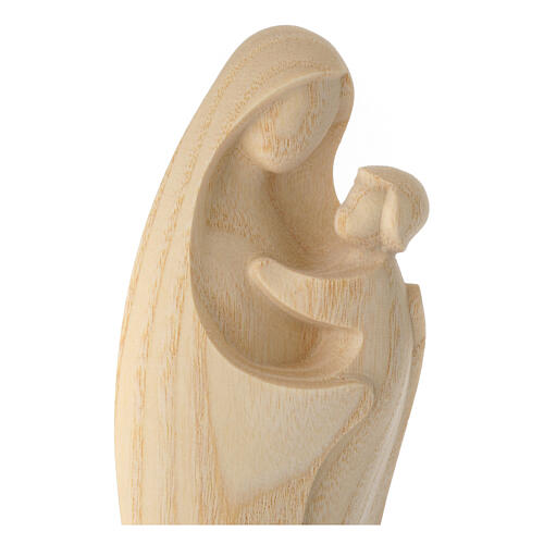 Natural maple wood statue of Our Lady, Alma design, Val Gardena 7