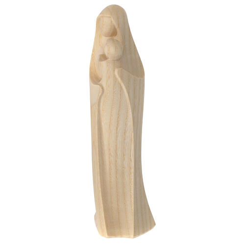 Natural maple wood statue of Our Lady, Alma design, Val Gardena 8