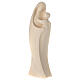 Natural maple wood statue of Our Lady, Alma design, Val Gardena s1