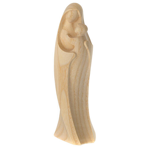 Estatua de madera de arce Val Gardena Virgen Alma natural 6