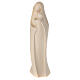 Estatua de madera de arce Val Gardena Virgen Alma natural s3