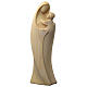 Virgin Mary statue Alma natural Valgardena ash wood s1