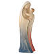 Madonna Alma statue, Val Gardena painted ash wood s4