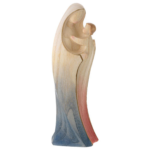 Virgin Mary Alma in watercolor Val Gardena ash wood 4
