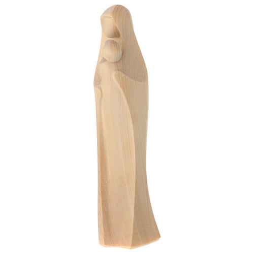 Virgin Mary Alma in natural Val Gardena pine wood 3