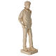 Carlo Acutis statua in legno Valgardena naturale s3