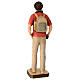 Blessed Carlo Acutis statue in colored Valgardena wood s9