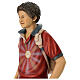 Statue of Blessed Carlo Acutis in colored Valgardena wood s4