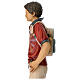 Statue of Blessed Carlo Acutis in colored Valgardena wood s10