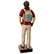 Statue of Blessed Carlo Acutis in colored Valgardena wood s12