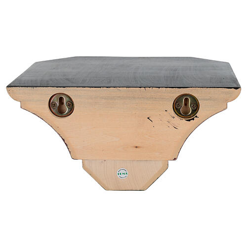 Prateleira simples de parede em madeira colorida Val Gardena 6