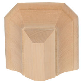 Prateleira de parede simples em madeira natural Val Gardena