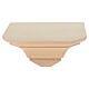 Simple wooden wall shelf Val Gardena natural s1