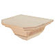 Simple wooden wall shelf Val Gardena natural s3