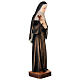 Heilige Rita von Cascia, Statue aus bemaltem Holz, Grödnertal s4