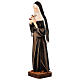 Painted wood statue of Saint Rita, Val Gardena s3