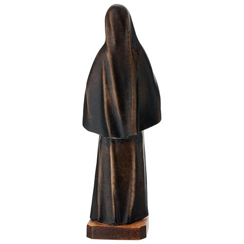Statua legno dipinto Santa Rita Val Gardena 5