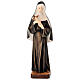 St Rita Statue in Val Gardena Painted Wood s1