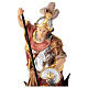 San Giorgio e il drago statua legno dipinto Val Gardena s2