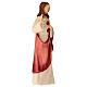 Sacro Cuore Gesù statuina stile moderno legno colorato Val Gardena s3