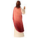 Sacro Cuore Gesù statuina stile moderno legno colorato Val Gardena s5