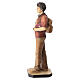 St. Carlo Acutis statue in burnished maple wood, Val Gardena s8
