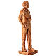 Statua legno d'ulivo Carlo Acutis Val Gardena s2