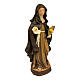 Santa Caterina da Siena statua legno colorato Val Gardena s3