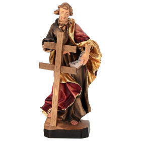 San Filippo Apostolo statua legno dipinto Val Gardena