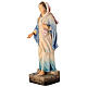 Statua legno dipinta Madonna di Nazareth Val Gardena s2