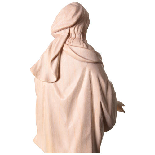Statua Madonna di Nazareth legno naturale Val Gardena 7