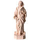 Statua Madonna di Nazareth legno naturale Val Gardena s1