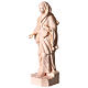Statua Madonna di Nazareth legno naturale Val Gardena s3