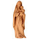 Estátua Virgem com Menino em madeira de oliveira 20 cm Val Gardena s1
