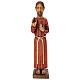 Sacro Cuore di Gesù semplice stile gotico Bethléem legno 60 cm s1