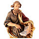 Saint Antoninus of Florence with skull, painted wood statue, Val Gardena s2