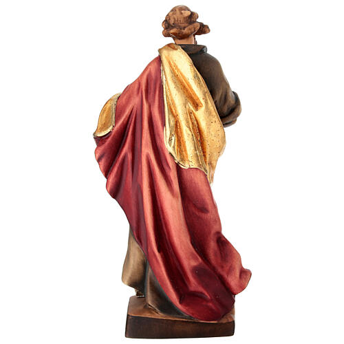San Antonio da Firenze con teschio statua legno dipinto Val Gardena 5