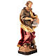 San Antonio da Firenze con teschio statua legno dipinto Val Gardena s3